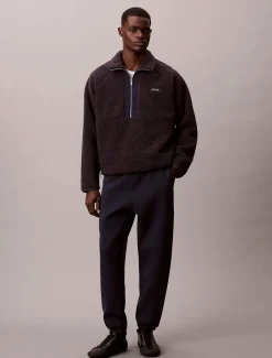 Calvin Klein Jeans miesten collegehousut Cotton Spacer Jogger, tummansininen