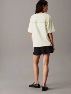 Calvin Klein Jeans naisten hame, LOGO MILANO SKIRT Musta