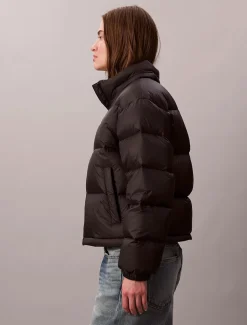 Calvin Klein Jeans naisten untuvatakki, ESSENTIAL MIDWEIGHT PUFFER JACKET Musta