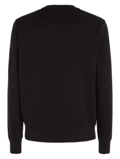 Calvin Klein Menswear Miesten Collegepaita, MICRO LOGO REPREVE SWEATSHIRT NS Musta