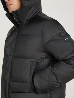 Calvin Klein menswear Miesten Toppatakki, LONG HOODED QUILT PUFFER Musta