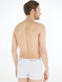 Calvin Klein Miesten Bokserit Trunk 3PK Black Valkoinen