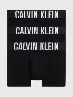 Calvin Klein Miesten Bokserit 3-Pack, TRUNK 3PK INTENSE POWER NOS Musta