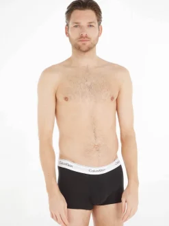Calvin Klein Miesten Bokserit Trunk 3PK Black Musta