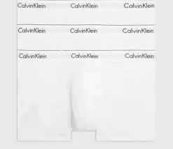 Calvin Klein Miesten Bokserit Trunk 3PK Black Valkoinen