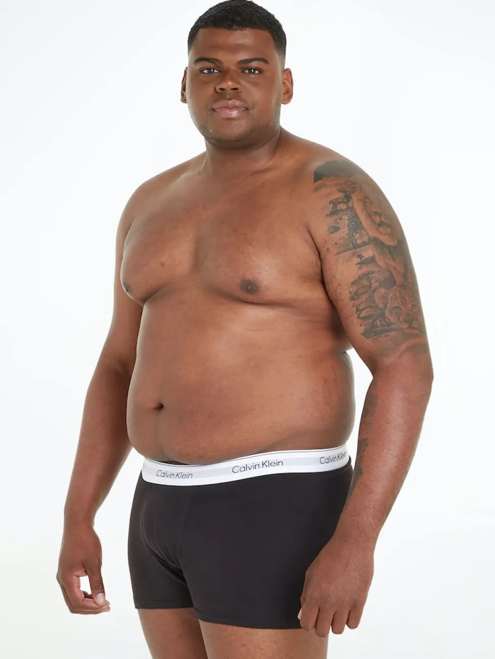 Calvin Klein miesten bokserit, TRUNK 3PK BIG SIZE Musta