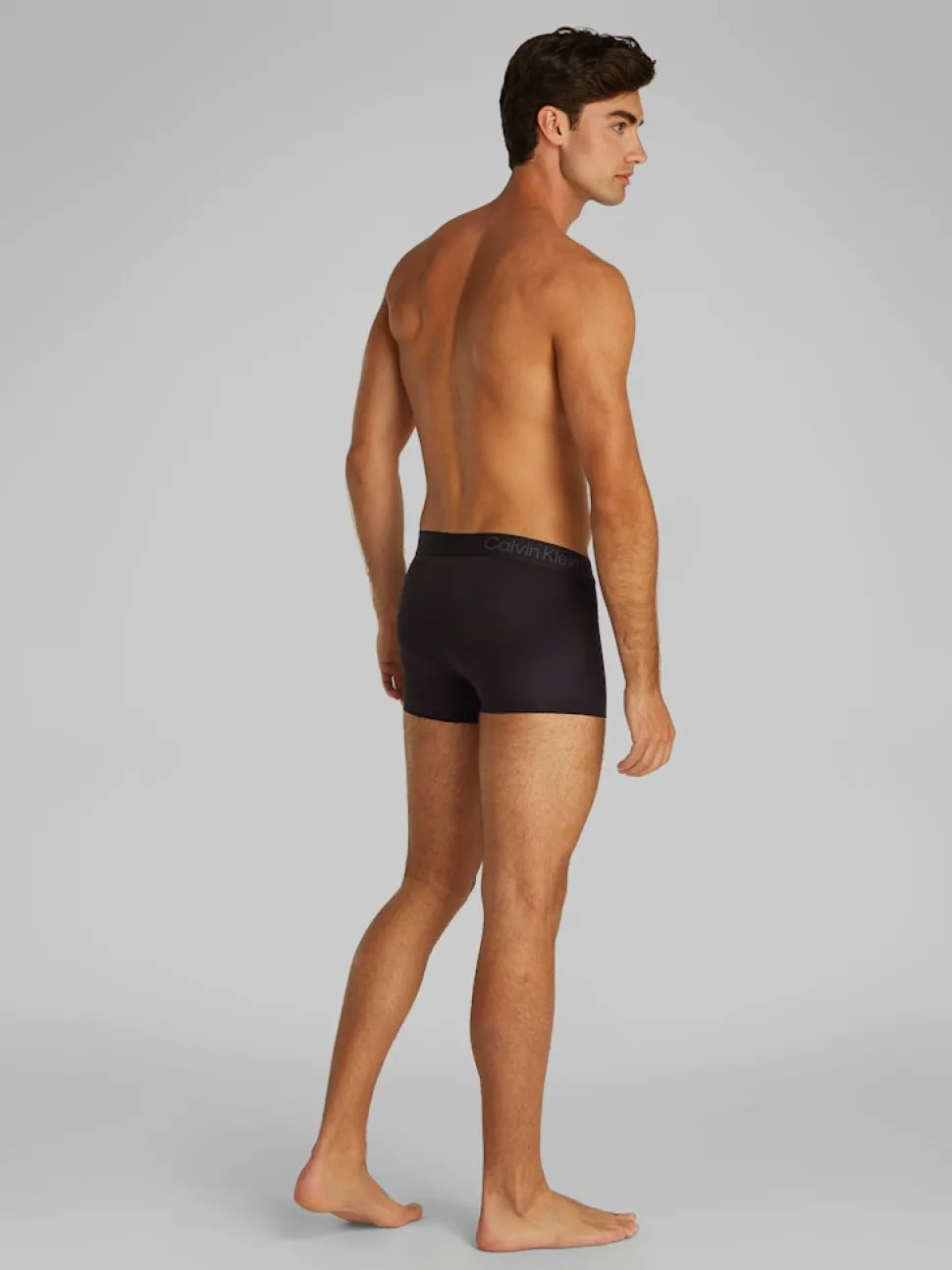Calvin Klein miesten bokserit, TRUNK 3PK LUXORY MODAL Musta