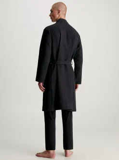 Calvin Klein Miesten Kylpytakki, ROBE Musta