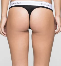 Calvin Klein Naisten Alushousut, Thong Musta