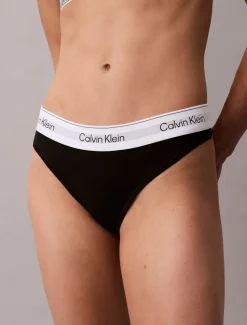 Calvin Klein naisten alushousut, CK THONG NOS Musta