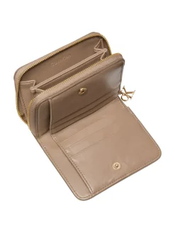 Calvin Klein naisten lompakko CK Medium Flap Zip Around, beige