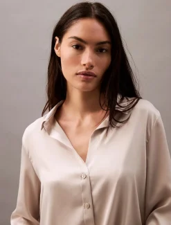 Calvin Klein Naisten Pyjamapaita, CK LS TOP Kitti