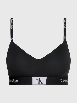 Calvin Klein Naisten Rintaliivit, CK LGHT LINED BRALETTE Musta
