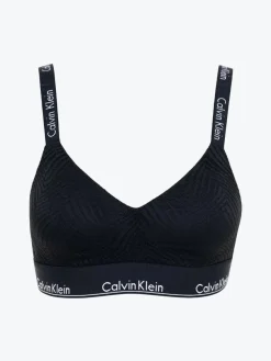 Calvin Klein naisten rintaliivit, LGHTLY LINED BRALETTE Musta