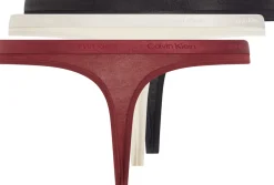 Calvin Klein Naisten Stringit, K-CK THONG 3PK Monivärinen Kuosi