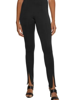 Calvin Klein Women Naisten Housut Technical Knit Skinny Leggings Musta