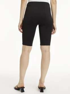 Calvin Klein women shortsit, TECHNICAL KNIT BIKE SHORTS Musta