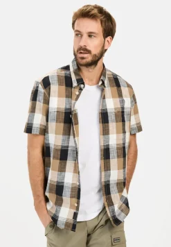 Camel Active miesten kauluspaita, 409261-5S61-19 Ruskea Ruutu