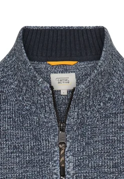 Camel Active miesten neuletakki, KNIT JACKET Harmaa Kuosi