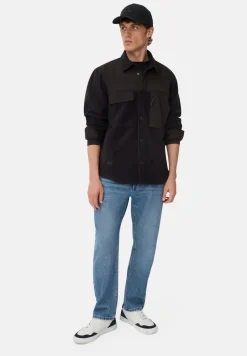 Camel Active miesten paita, CASUAL OVERSHIRT FLEECE Tummansininen