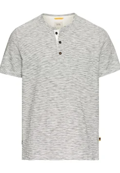 Camel Active miesten t-paita, HENLEY T-SHIRT Valkopohjainen Kuosi