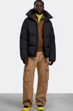 Canada Goose miesten takki CROFTON PUFFER MATTE - BD, musta