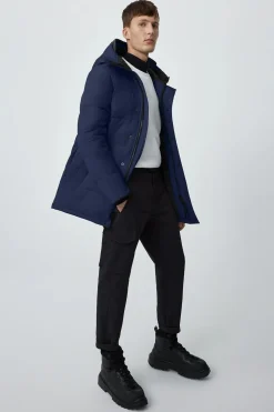 Canada Goose Miesten Untuvatakki, CARSON PARKA Tummansininen