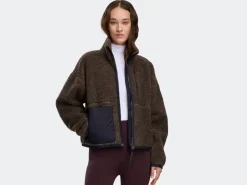 Canada Goose naisten fleecetakki SIMCOE FLEECE JACKET, tummanruskea