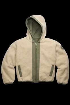 Canada Goose naisten fleecetakki ALBERNI REVERSIBLE FLEECE BOMBER, vihreä