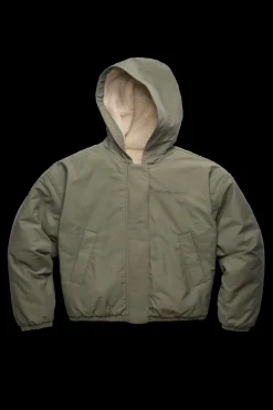 Canada Goose naisten fleecetakki ALBERNI REVERSIBLE FLEECE BOMBER, vihreä