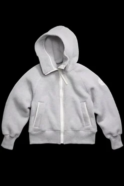 Canada Goose naisten fleecetakki CHILLIWALK FLEECE BOMBER, vaaleanharmaa