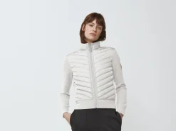 Canada Goose Naisten Kevytuntuvatakki, HYBRIDGE KNIT JACKET Vaalea Beige