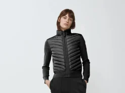 Canada Goose Naisten Kevytuntuvatakki, HYBRIDGE KNIT JACKET Musta