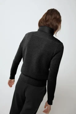 Canada Goose Naisten Kevytuntuvatakki, HYBRIDGE KNIT JACKET Musta