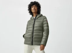 Canada Goose Naisten Kevytuntuvatakki, CYPRESS HOODY Tummanvihreä