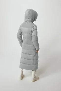 Canada Goose Naisten Untuvatakki, Alliston Parka Vaaleanharmaa