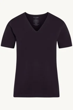 Claire Naisten AIDA T-PAITA SS Tummansininen
