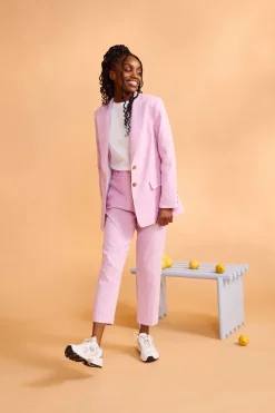 Claire naisten bleiseri ELORA BLAZER Vaaleanpunainen