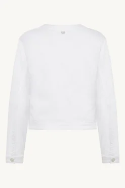 Claire naisten farkkutakki, ELDA WHITE Valkoinen