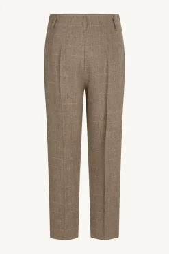 Claire Naisten Housut THERESE HOUSU Ruskea Ruutu