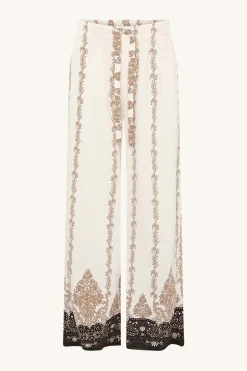 Claire naisten housut, TIDA PANT Musta Kuosi