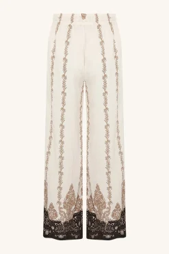 Claire naisten housut, TIDA PANT Musta Kuosi