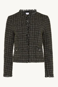 Claire naisten jakku, ELLIANA JACKET Musta Kuosi