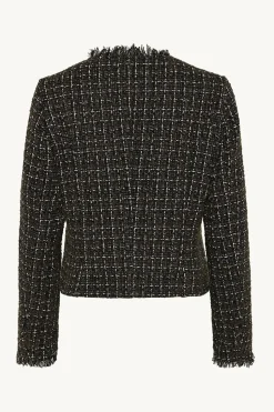 Claire naisten jakku, ELLIANA JACKET Musta Kuosi