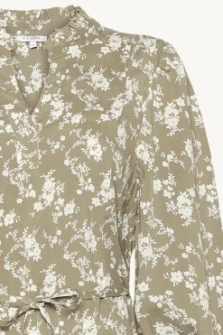 Claire naisten mekko, DAGMARA DRESS Vihreä Kuosi