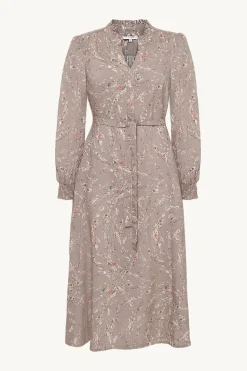 Claire naisten mekko Dagmara, kuosillinen beige