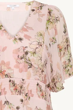 Claire Naisten Mekko, Danijela Dress Vaaleanpunainen Kuosi