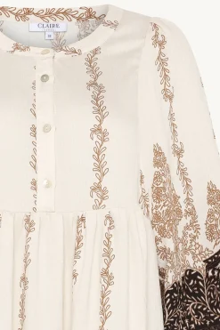 Claire naisten mekko, DARA DRESS Musta Kuosi