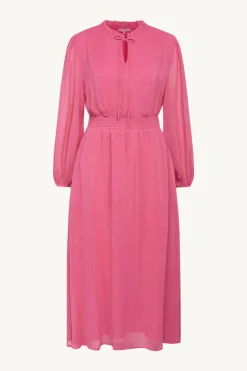 Claire Naisten Mekko, DOTTA VISCOSE DRESS Pinkki