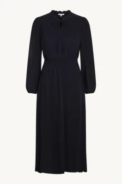 Claire Naisten Mekko, DOTTA VISCOSE DRESS Tummansininen